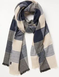 FatFace Lori Large Check Scarf|Women View All