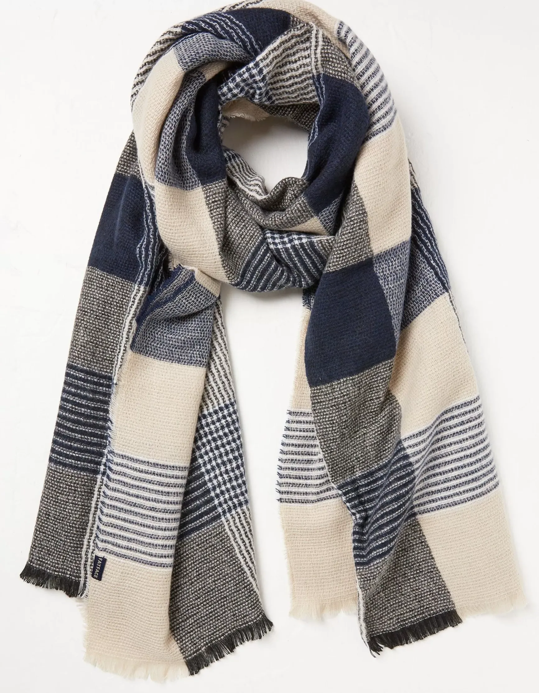 FatFace Lori Large Check Scarf|Women View All