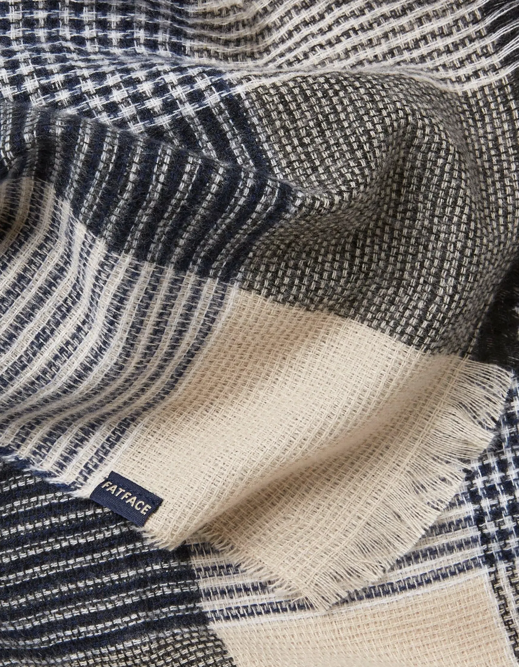 FatFace Lori Large Check Scarf|Women View All