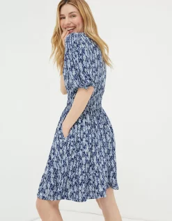 FatFace Lottie Geo Jersey Dress|Women Dresses