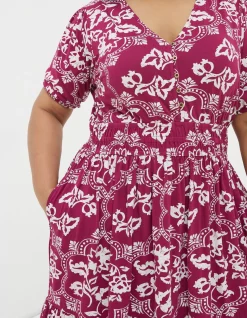 FatFace Lottie Wallpaper Jersey Dress|Women View All