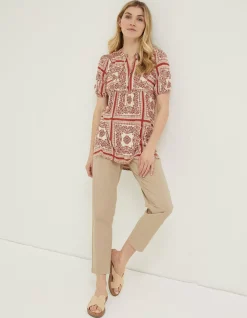 FatFace Lou Bandana Tunic Top|Women Tops & T-Shirts