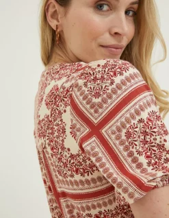 FatFace Lou Bandana Tunic Top|Women Tops & T-Shirts