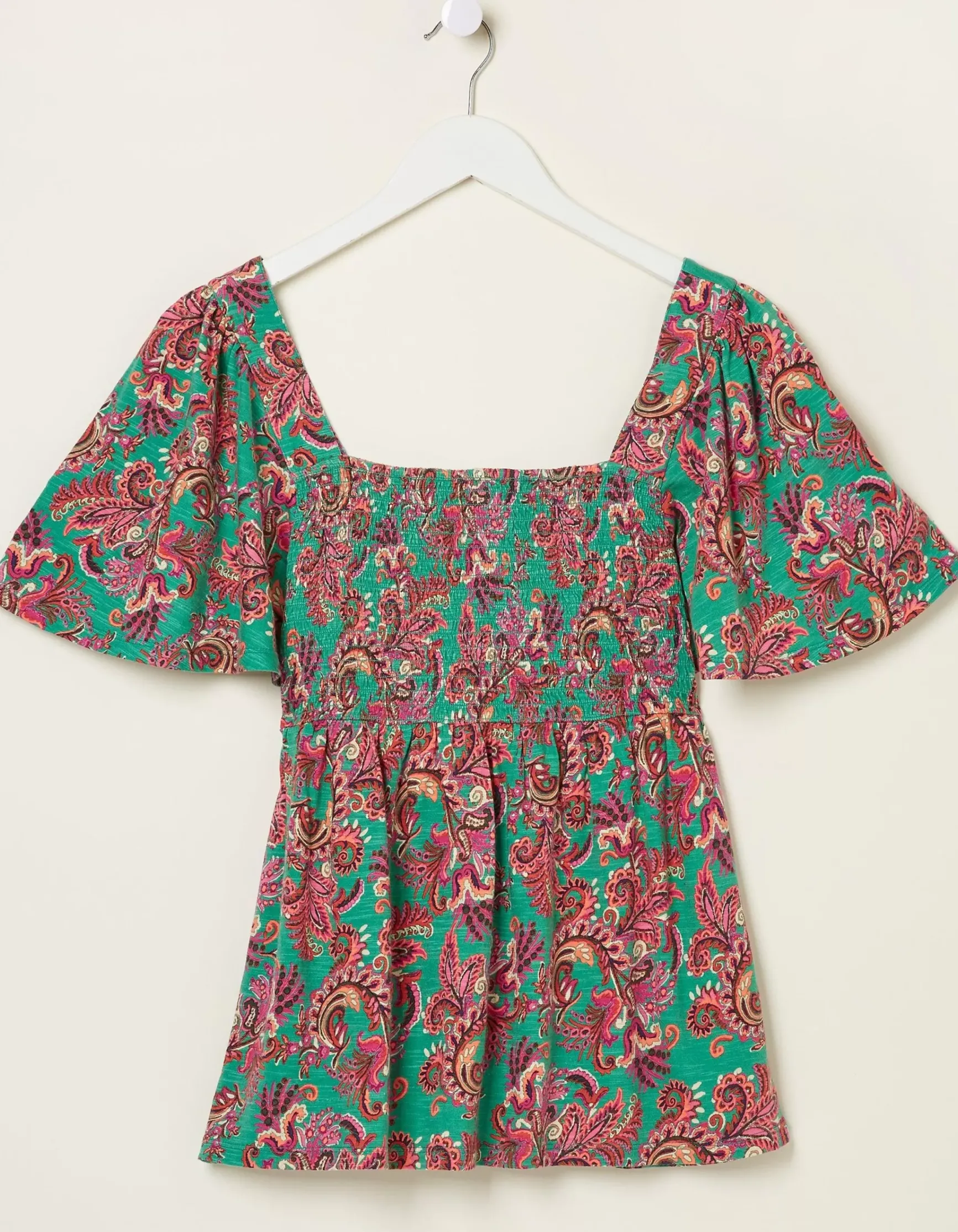 FatFace Lucia Festival Floral Top|Women Tops & T-Shirts