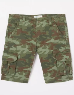FatFace Lulworth Camo Cargo Shorts|Boys View All