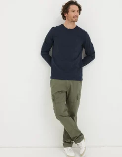 FatFace Lulworth Long Sleeve T-Shirt|Men T-Shirts