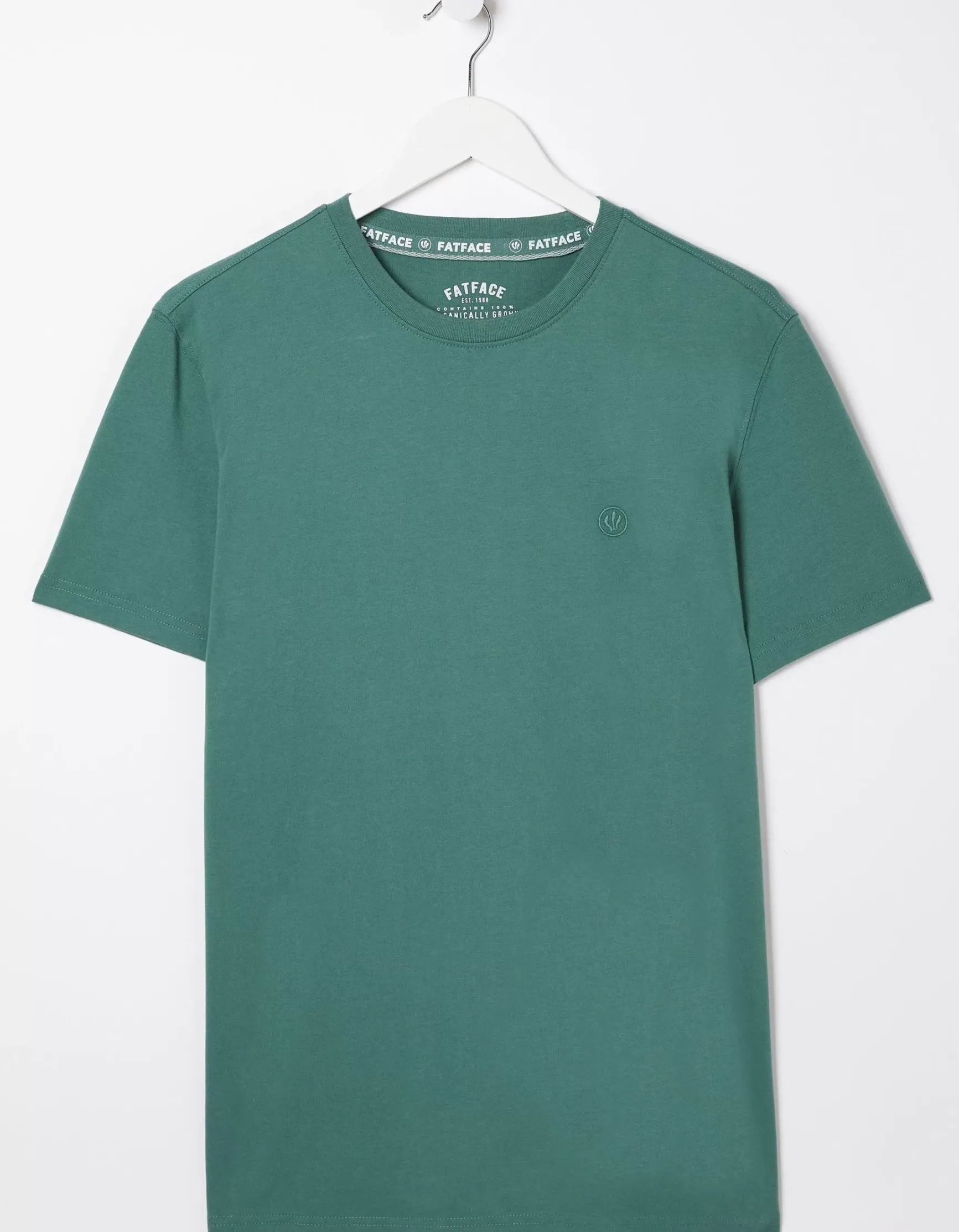 FatFace Lulworth Organic Cotton Crew T-Shirt|Men T-Shirts