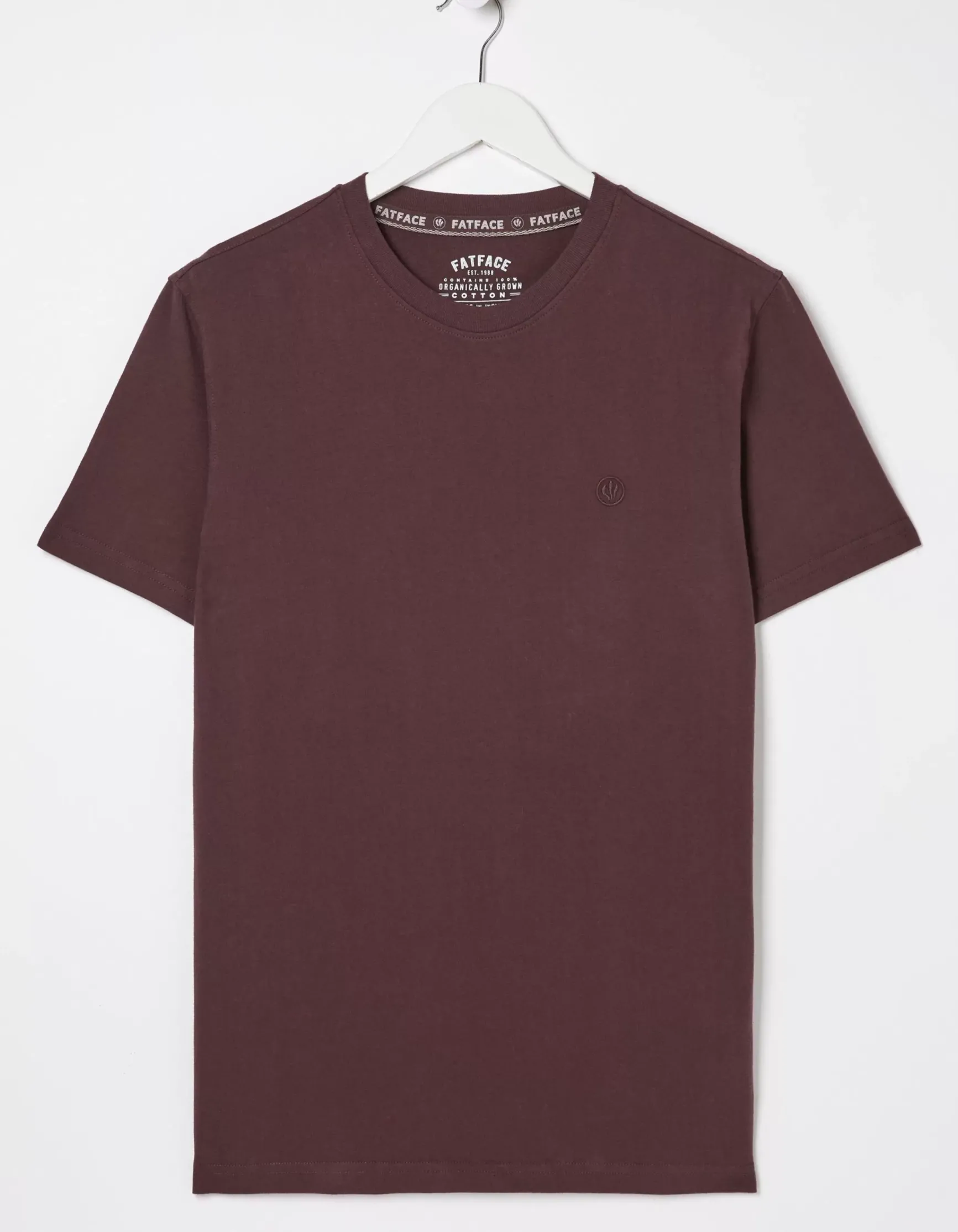FatFace Lulworth Organic Cotton Crew T-Shirt|Men T-Shirts