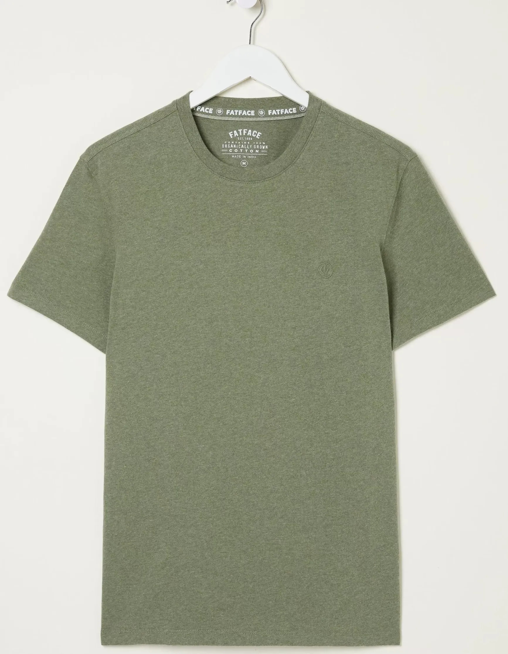 FatFace Lulworth Organic Cotton Crew T-Shirt|Men T-Shirts