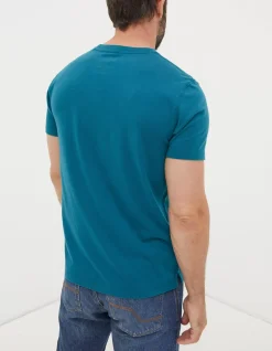 FatFace Lulworth Organic Cotton Crew T-Shirt|Men View All