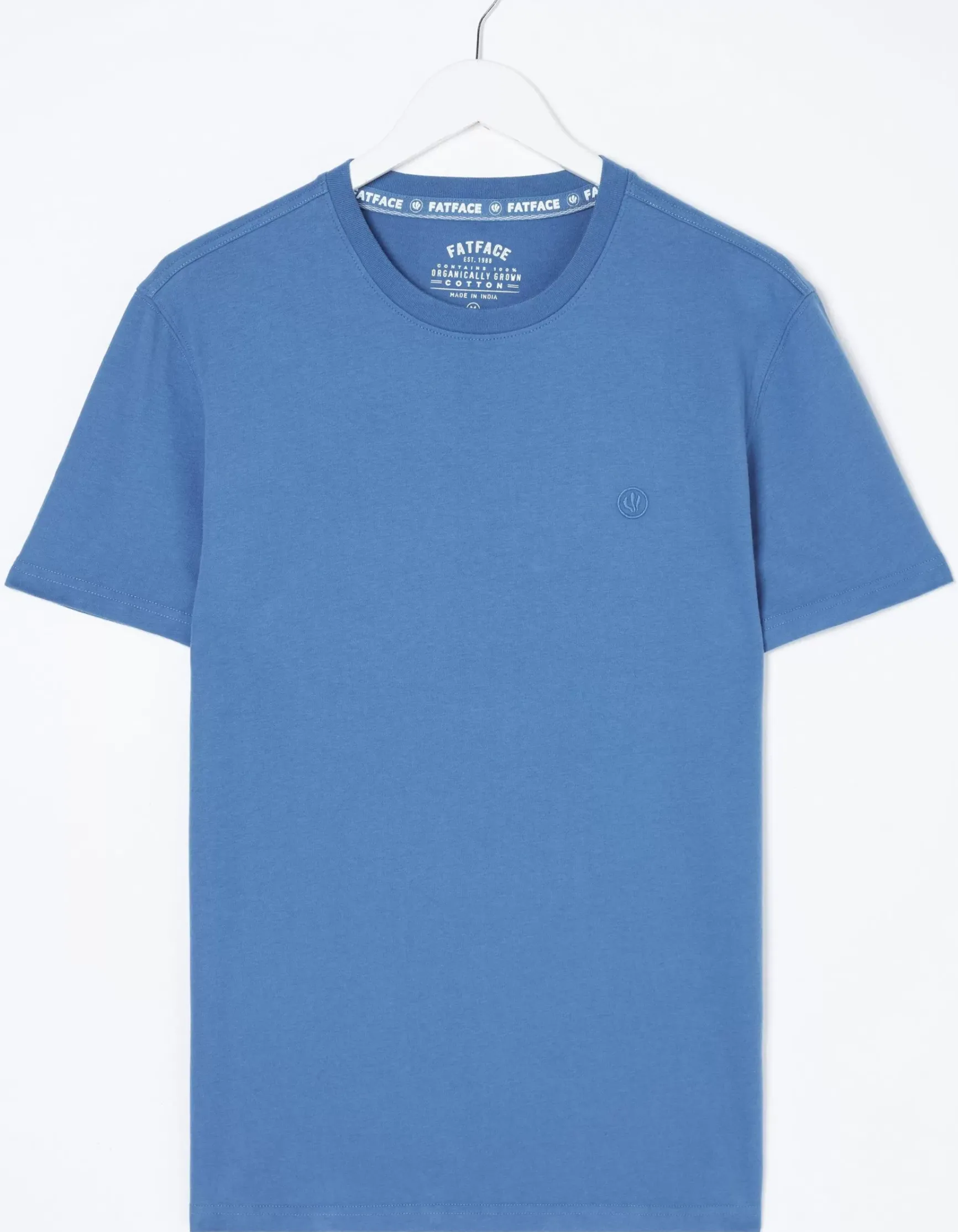 FatFace Lulworth Organic Cotton Crew T-Shirt|Men T-Shirts