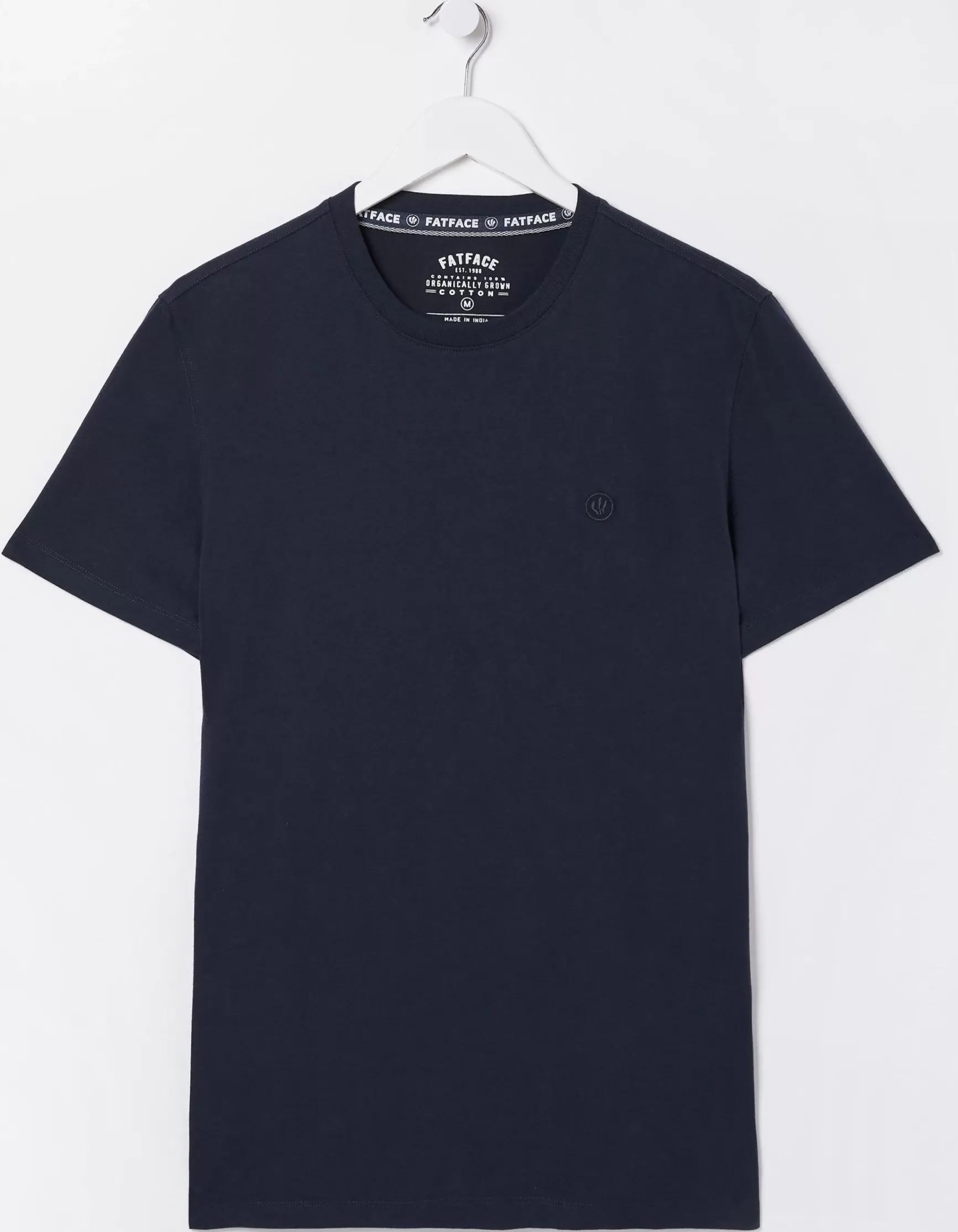 FatFace Lulworth Organic Cotton Crew T-Shirt|Men T-Shirts