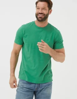 FatFace Lulworth Organic Cotton Crew T-Shirt|Men T-Shirts
