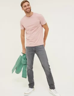 FatFace Lulworth Organic Cotton Crew T-Shirt|Men T-Shirts