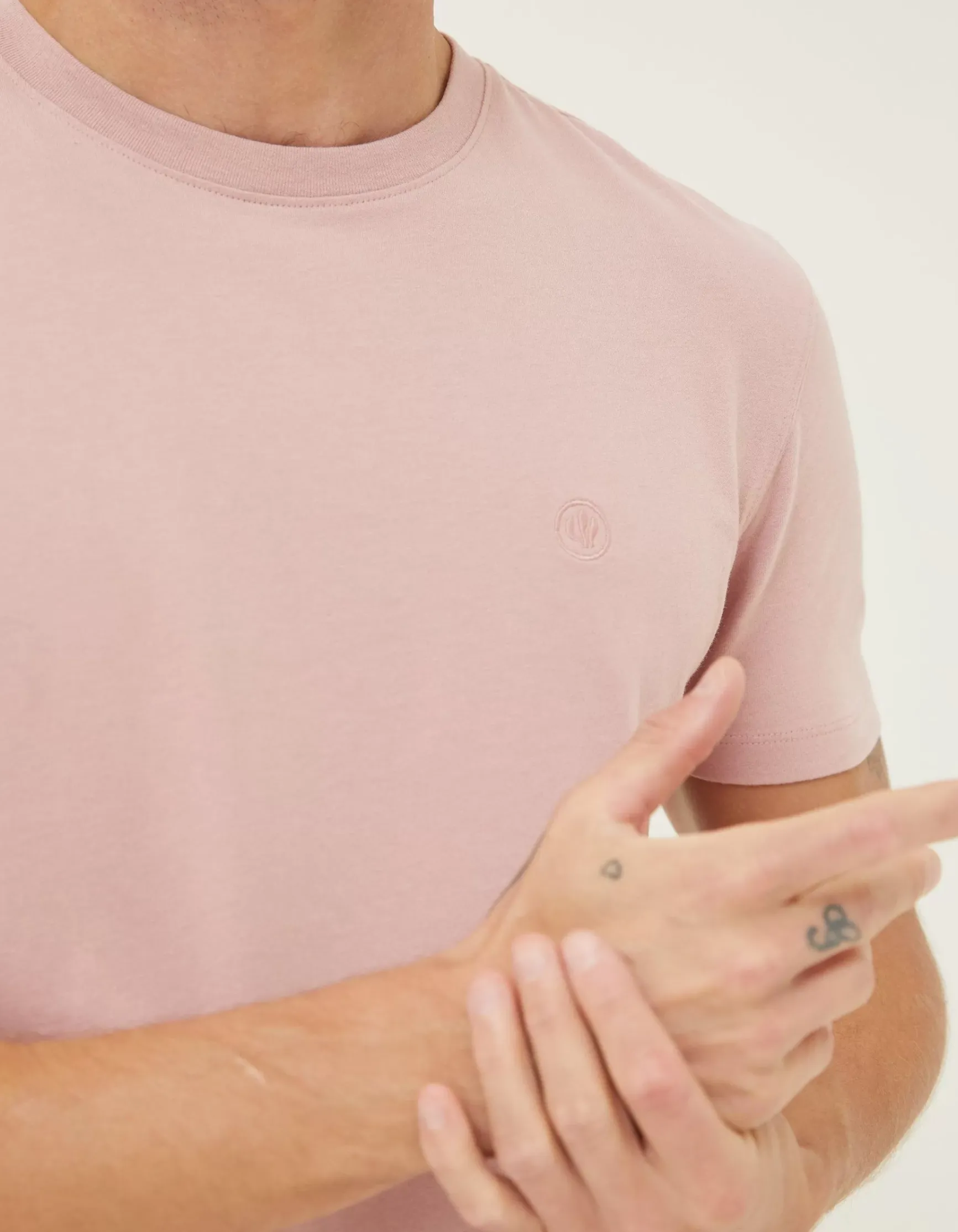 FatFace Lulworth Organic Cotton Crew T-Shirt|Men T-Shirts