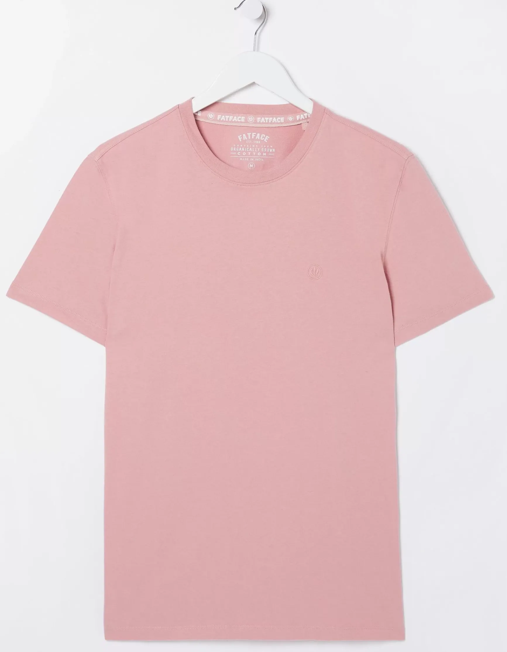 FatFace Lulworth Organic Cotton Crew T-Shirt|Men T-Shirts
