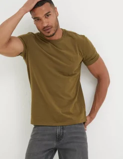 FatFace Lulworth Organic Cotton Crew T-Shirt|Men T-Shirts
