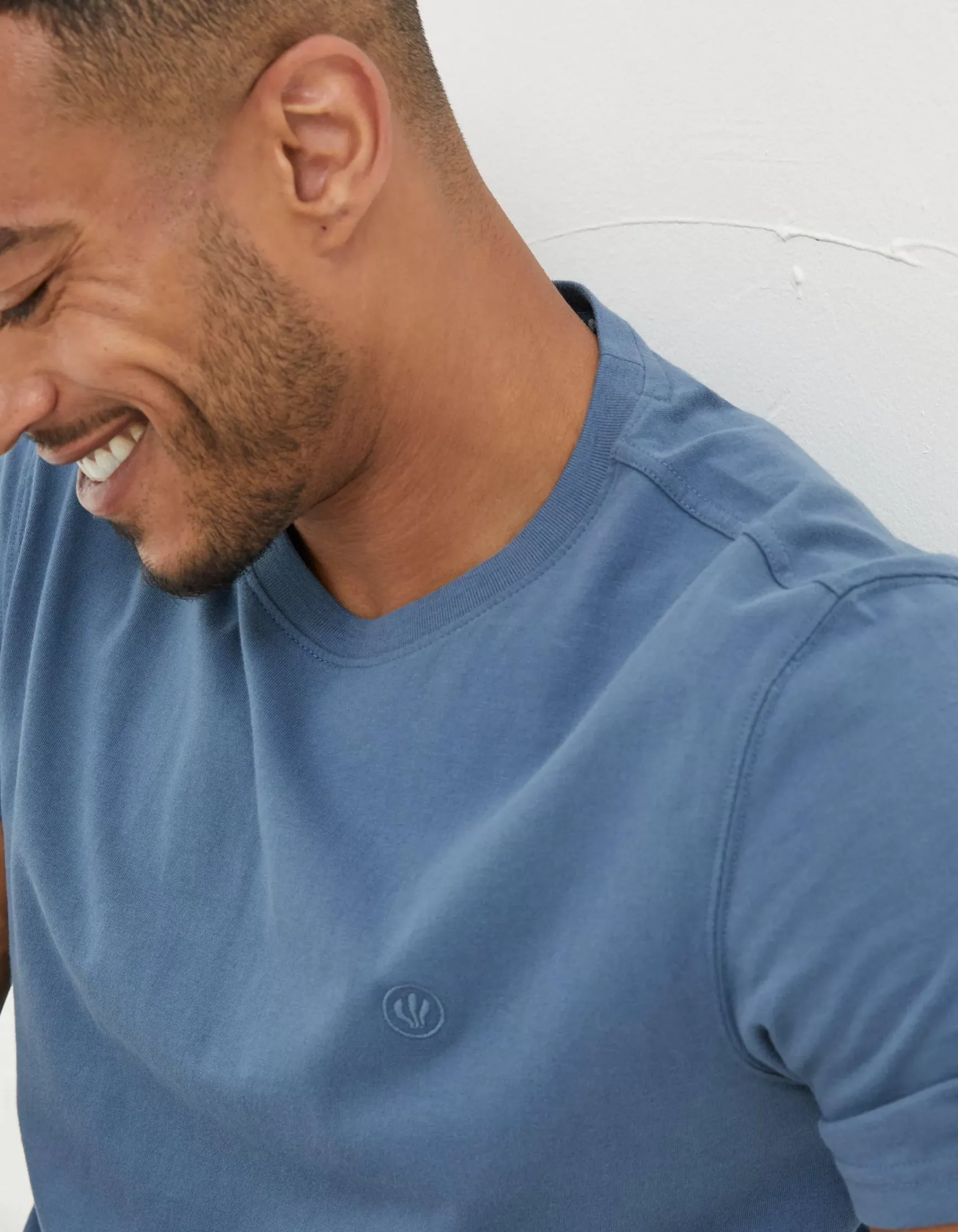 FatFace Lulworth Organic Cotton Crew T-Shirt|Men T-Shirts