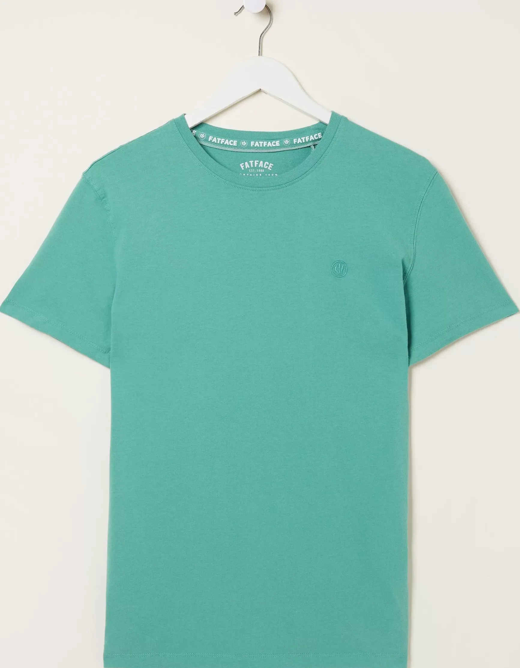 FatFace Lulworth Organic Cotton Crew T-Shirt|Men T-Shirts