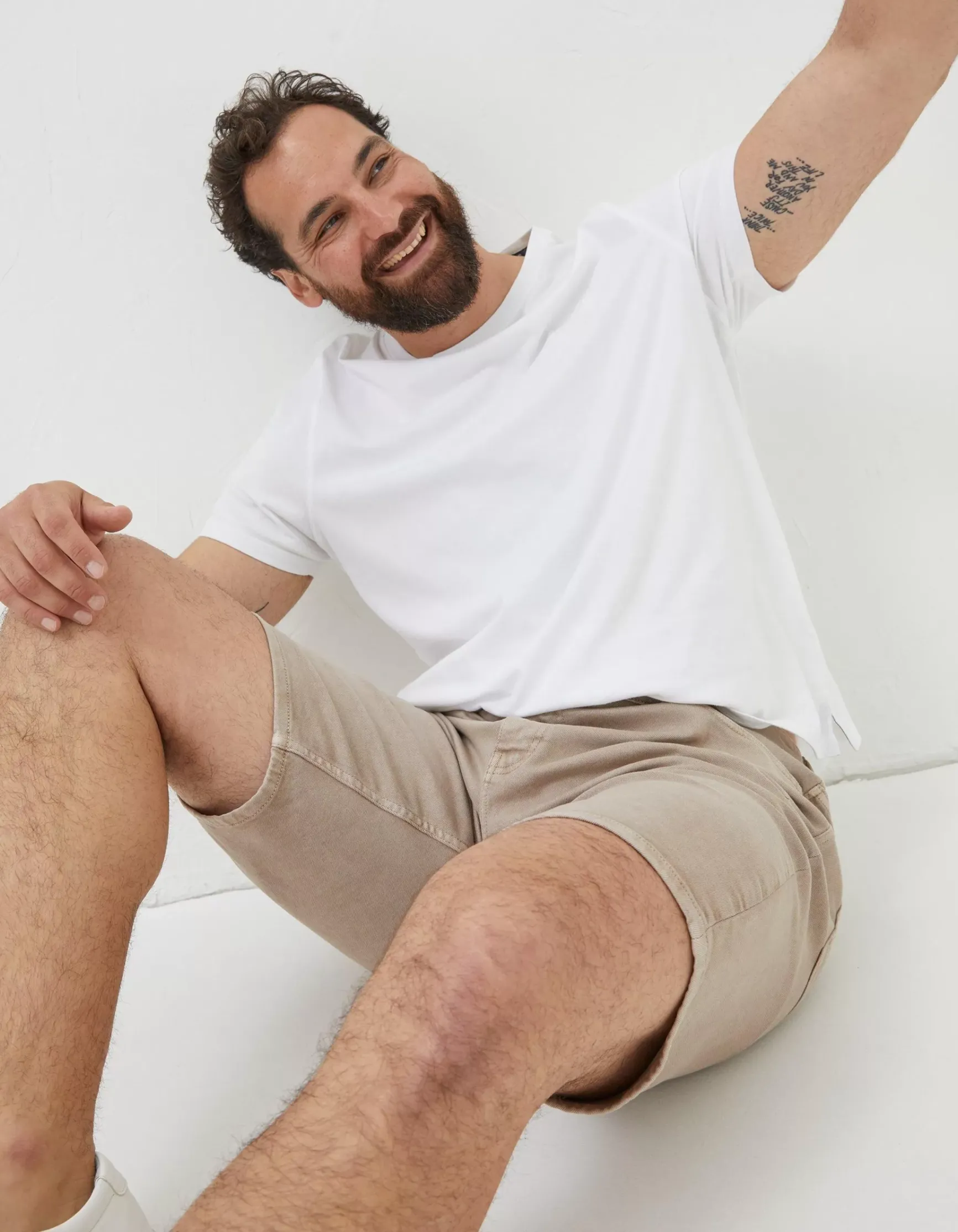 FatFace Lulworth Organic Cotton Crew T-Shirt|Men T-Shirts