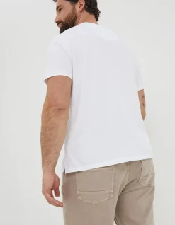 FatFace Lulworth Organic Cotton Crew T-Shirt|Men T-Shirts