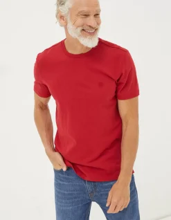 FatFace Lulworth Organic Cotton Crew T-Shirt|Men T-Shirts