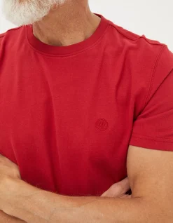 FatFace Lulworth Organic Cotton Crew T-Shirt|Men T-Shirts