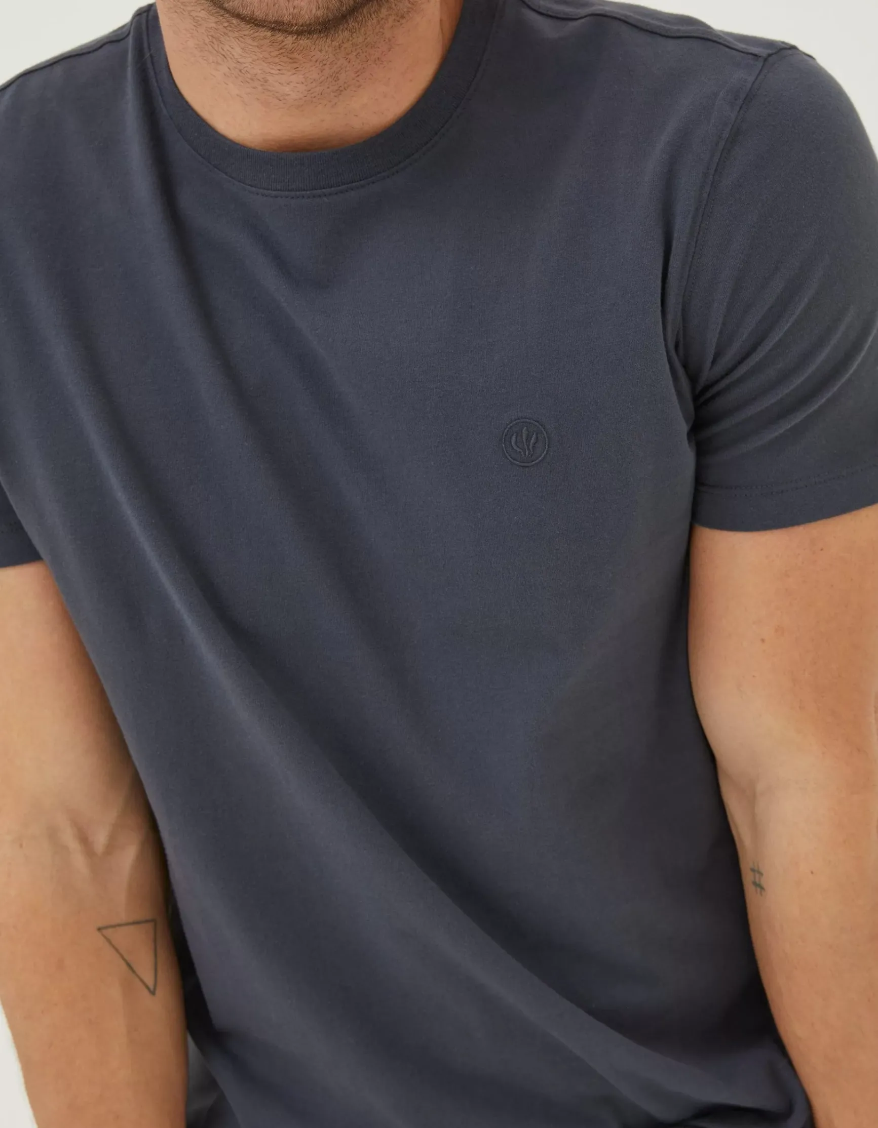 FatFace Lulworth Organic Cotton Crew T-Shirt|Men T-Shirts