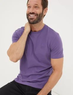 FatFace Lulworth Organic Cotton Crew T-Shirt|Men View All