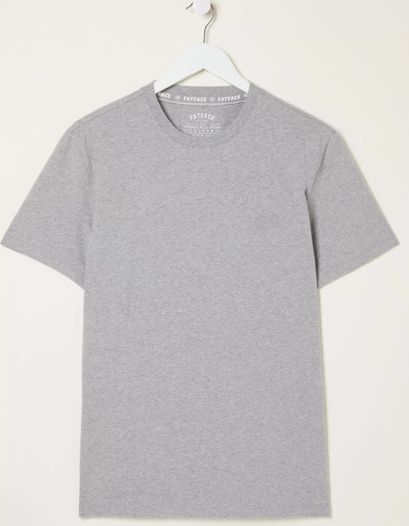 FatFace Lulworth Organic Cotton Crew T-Shirt|Men T-Shirts