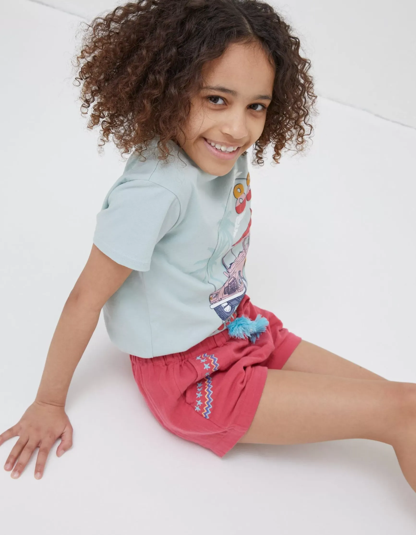 FatFace Lyla Embroidered Shorts|Girls View All