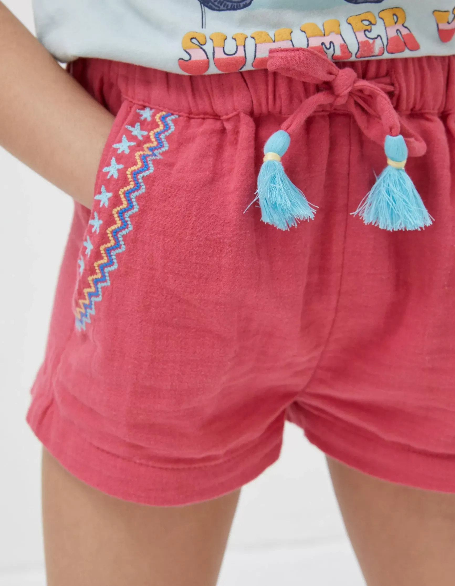 FatFace Lyla Embroidered Shorts|Girls View All