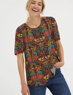 FatFace Lyndy Art Floral Blouse|Women View All