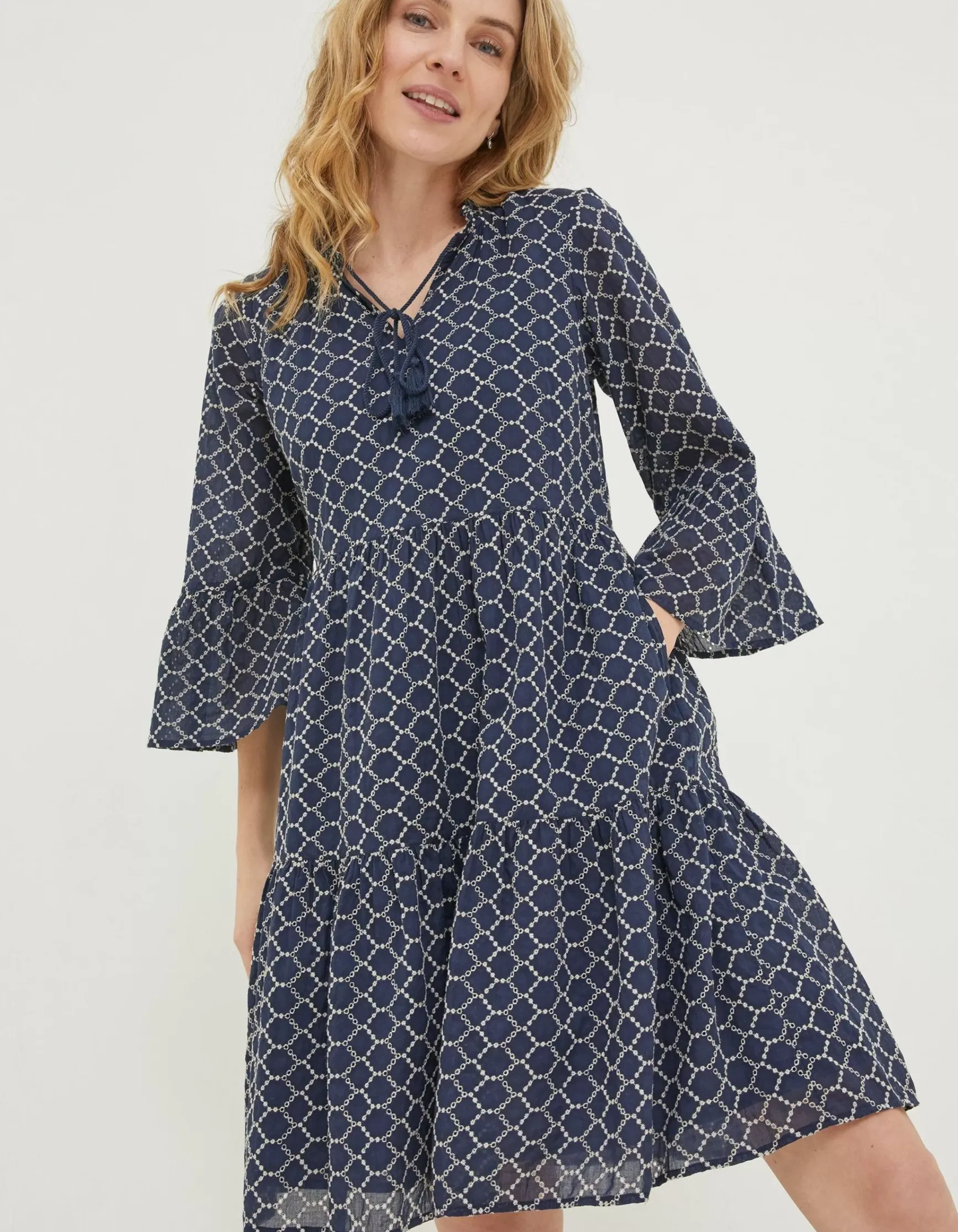 FatFace Maddie Embroidered Dress|Women Dresses