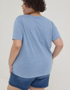 FatFace Maggie Linen T Shirt|Women Tops & T-Shirts