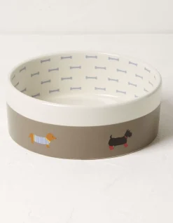 FatFace Marching Dogs Print Pet Bowl|Gifts View All