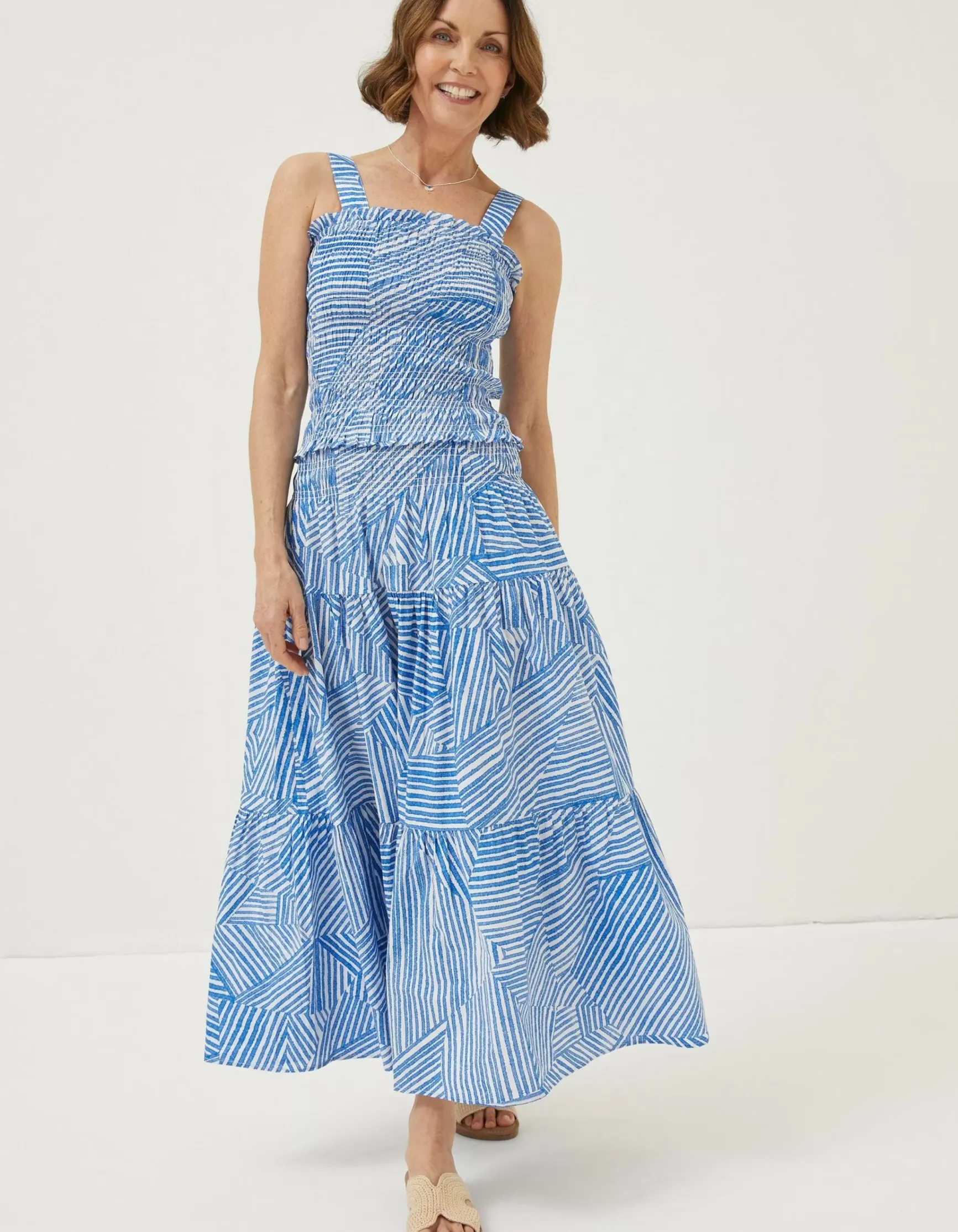 FatFace Marina Abstract Maxi Skirt|Women Skirts
