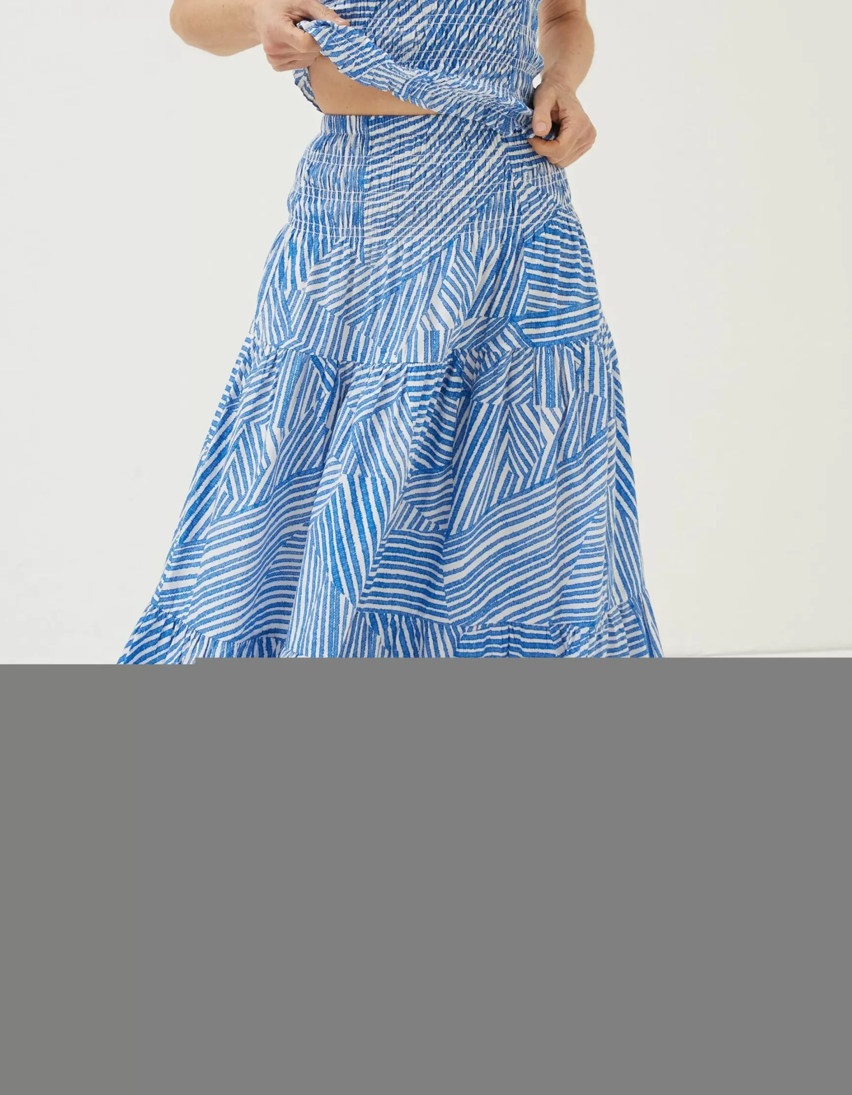 FatFace Marina Abstract Maxi Skirt|Women Skirts