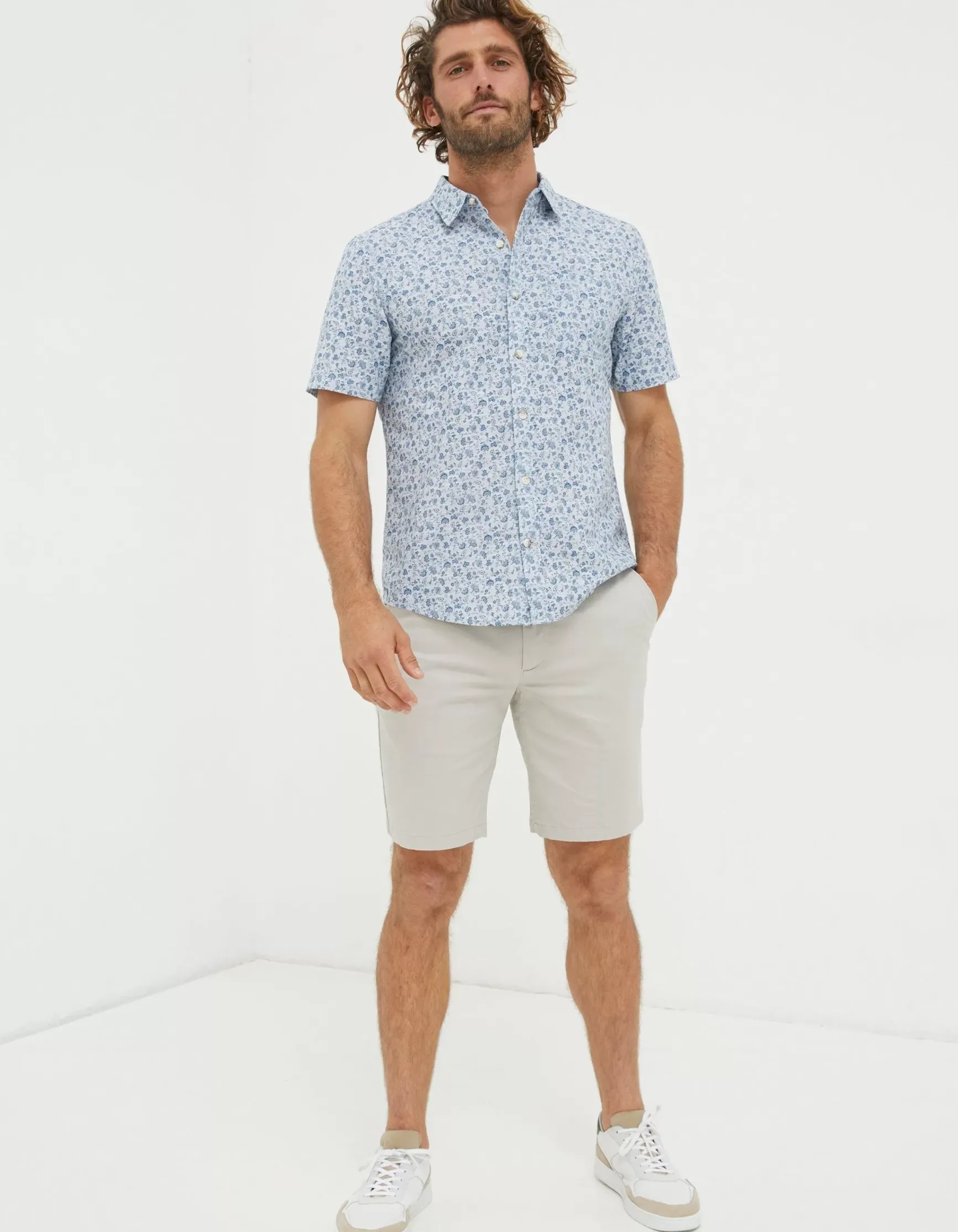 FatFace Mawes Organic Cotton Chino Shorts|Men View All