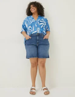 FatFace Mcs Linen Shirt|Women Tops & T-Shirts