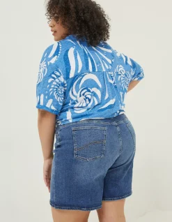 FatFace Mcs Linen Shirt|Women Tops & T-Shirts