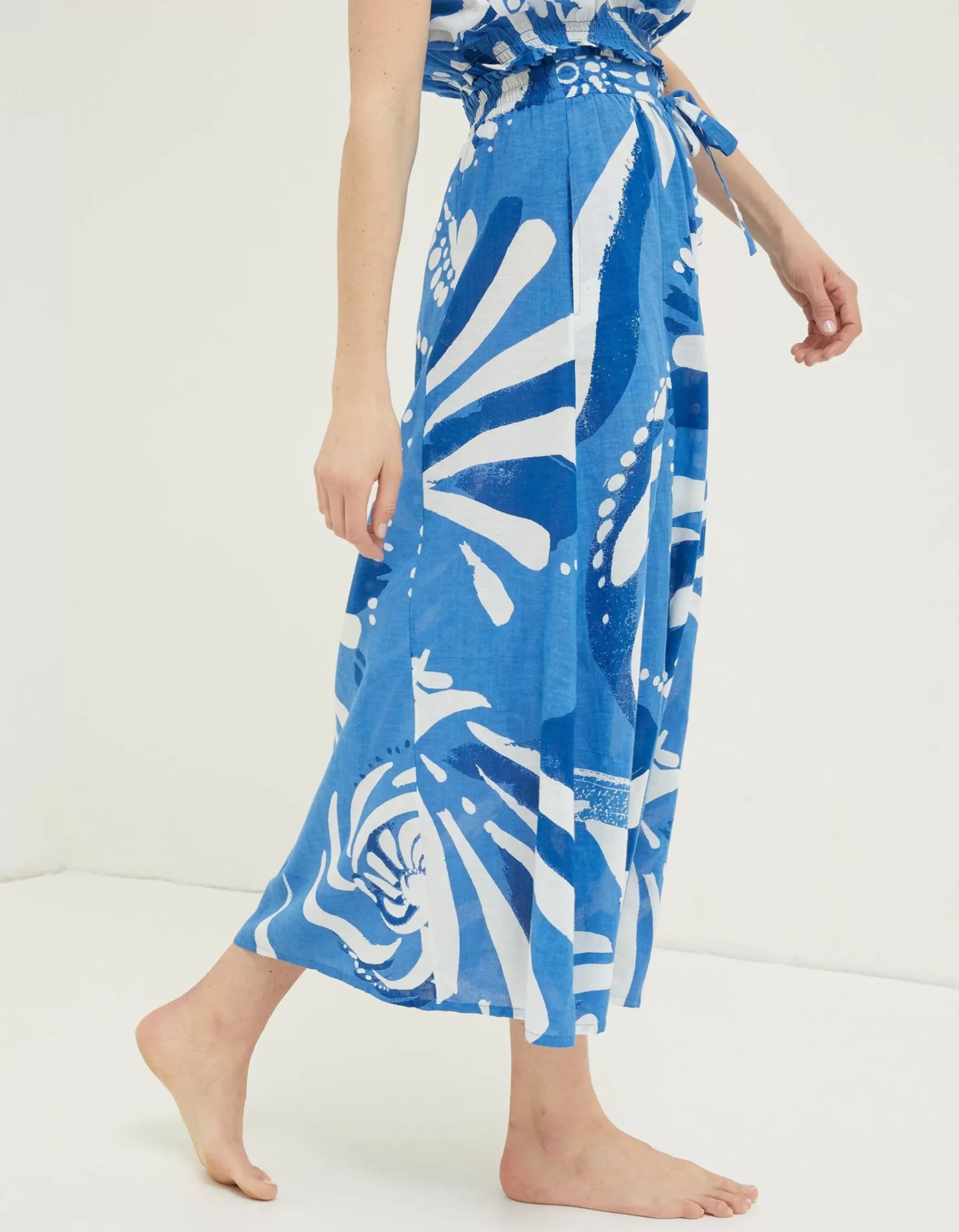 FatFace Mcs Nora Painted Shell Maxi Skirt|Women Skirts