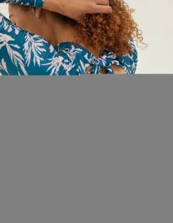 FatFace Mcs Seaweed Rash Swimsuit|Women Beachwear & Swimwear
