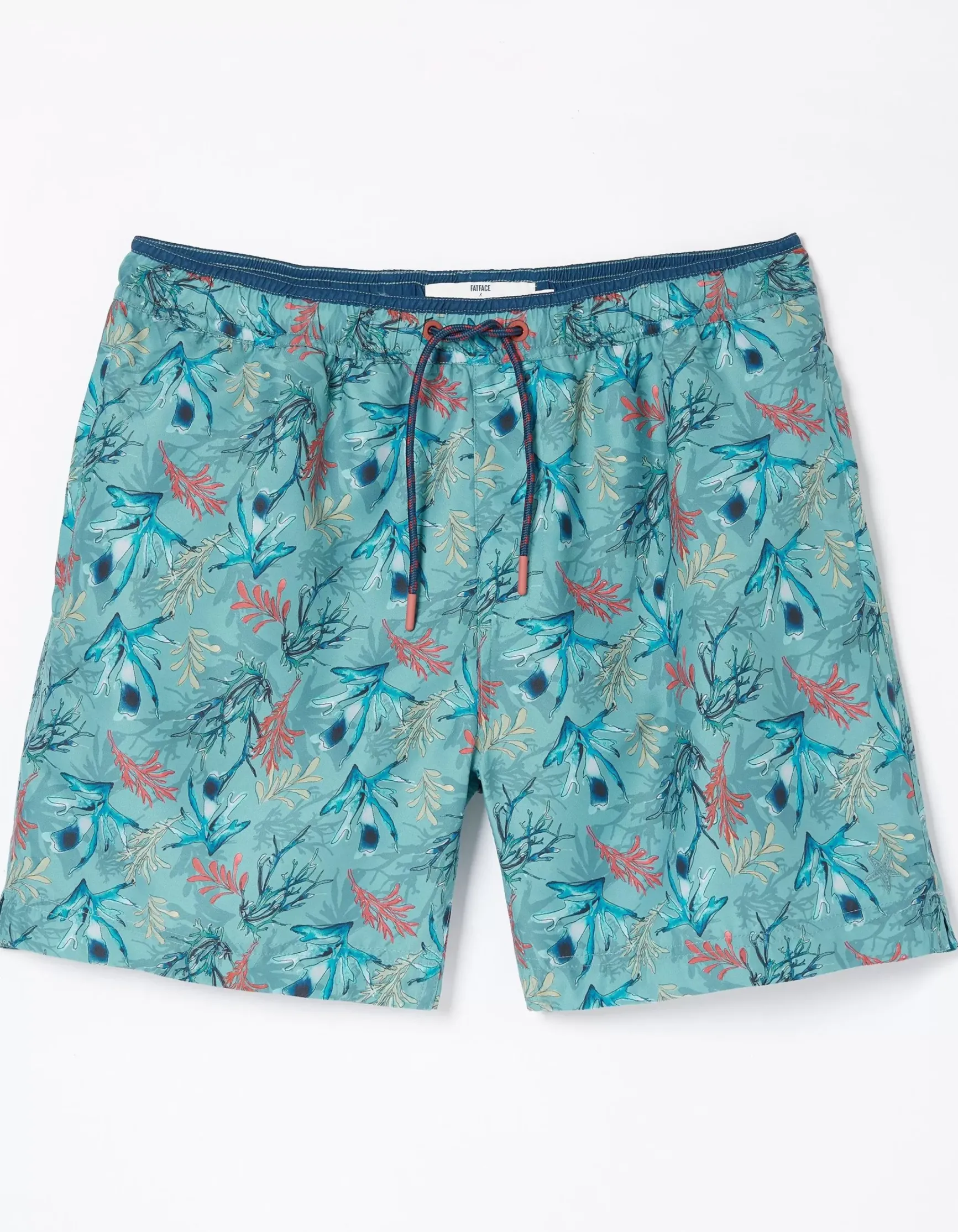 FatFace Mcs Trevose Coral Swim Shorts|Men Swimwear