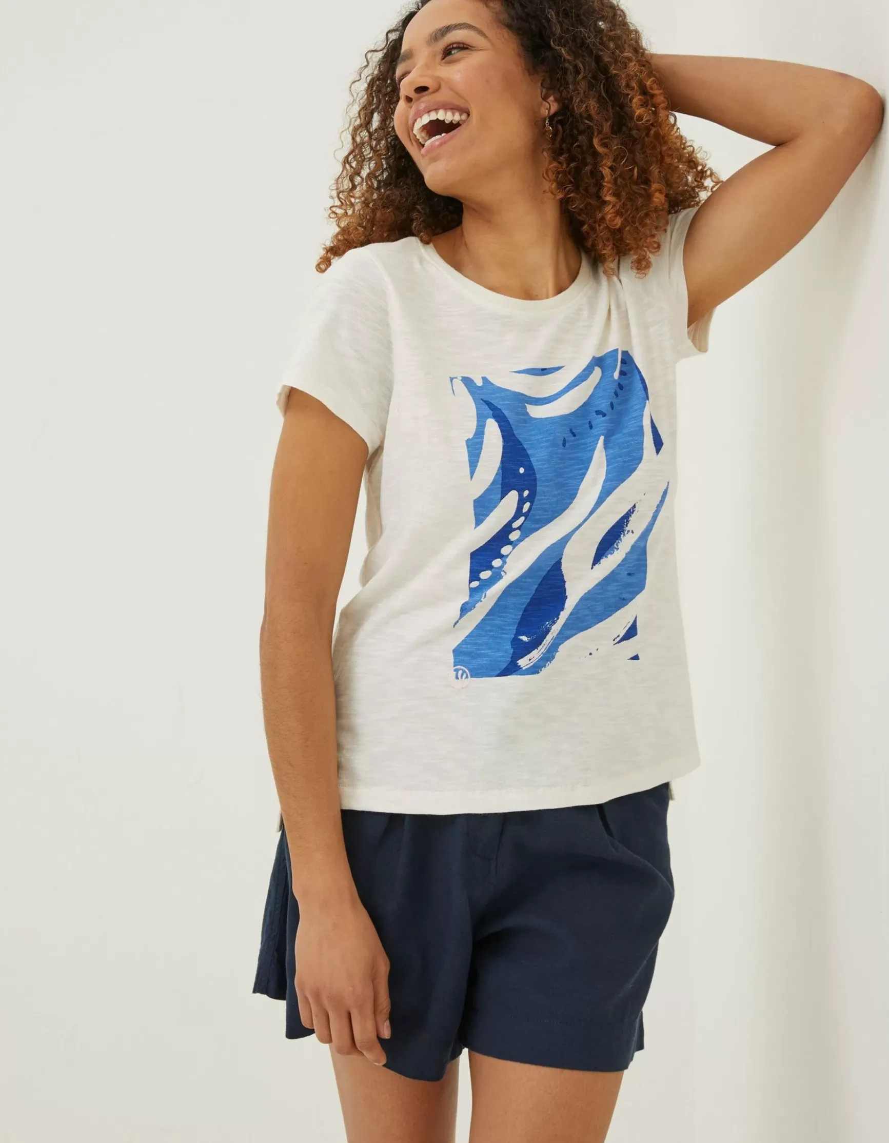FatFace Mcs Underwater Graphic T-Shirt|Women Tops & T-Shirts