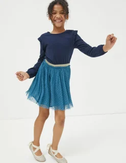FatFace Millie Tulle Spot Dress|Girls View All