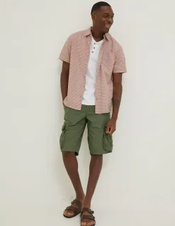 FatFace Mini Geo Print Shirt|Men Shirts