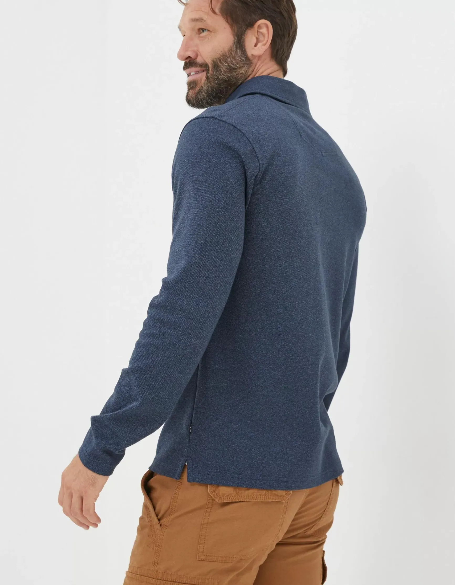 FatFace Mini Texture Polo Shirt|Men View All