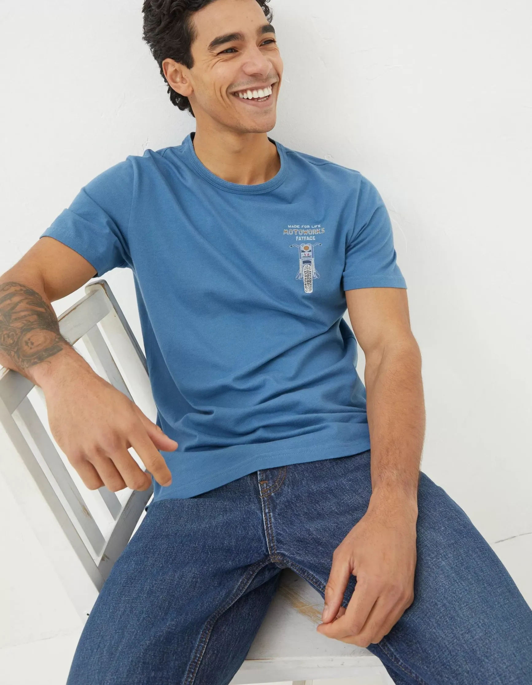 FatFace Motoworks T-Shirt|Men View All