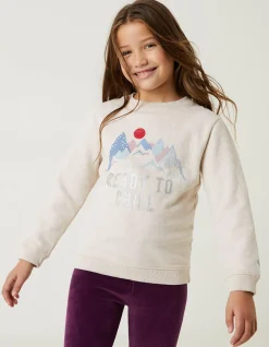 FatFace Mountains Crew Sweatshirt|Girls View All